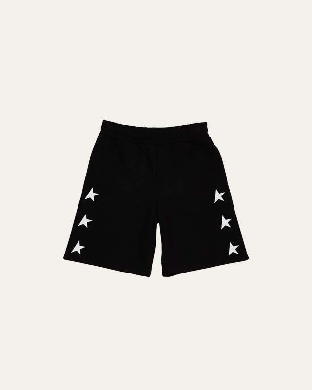 Boy's Star-Printed Wide Leg Shorts, Size